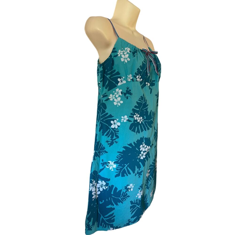 Disney Teal Tropical Print Midi Dress - Picture 3 of 10